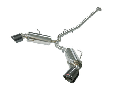 aFe Takeda Exhaust Axle-Back 13-15 Scion FRS / Subaru BRZ 304SS Carbon Fiber Dual Tips Exhaust 49-36023-C 49-36023-C Photo - Primary