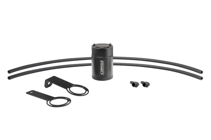 CORSA Performance 3/8in Universal 3 oz. Aluminum Oil Catch Can with Mounting Brackets CC0015 CC0015 Photo - Primary