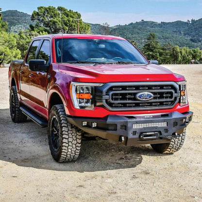 Westin 21-23 Ford F-150 (Excl. 2022+ Lightning EV) Pro-Series Front Bumper - Tex. Blk 58-411245 58-411245 Photo - Mounted