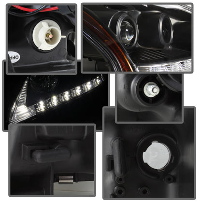 Spyder Lexus RX330 2004-2006 Projector Headlights Halogen Model- DRL LED Blk PRO-YD-LRX35004-DRL-BK 5076779 5076779 User 1