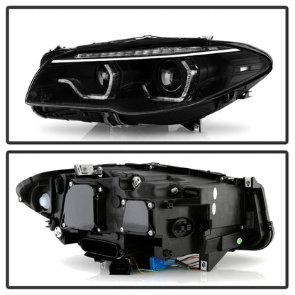 Spyder BMW 5 Series F10 11-13 Xenon/HID AFS Projector Headlights - Black PRO-YD-BMWF10HIDAFS-SEQ-BK 5088208 5088208 User 1