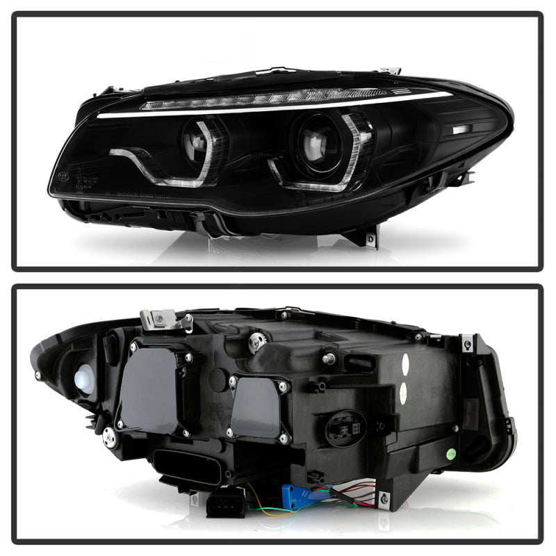 Spyder BMW 5 Series F10 11-13 Xenon/HID AFS Projector Headlights - Black PRO-YD-BMWF10HIDAFS-SEQ-BK 5088208 5088208 User 1