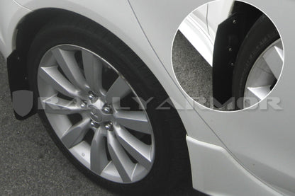 Rally Armor 07+Mitsubishi Lancer Basic Mud flap 0B9CC MF8-BAS-BLK Photo - Primary