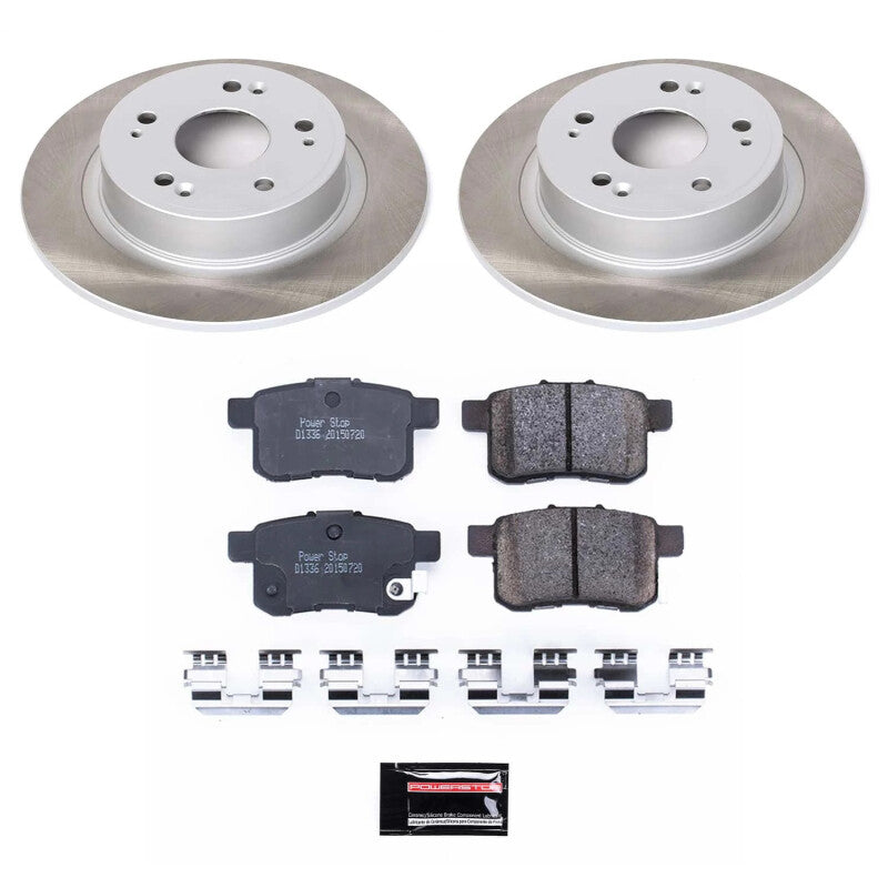 PowerStop Power Stop 08-10 Honda Accord Rear Semi-Coated Rotor Kit SC3127 SC3127 Photo - Primary