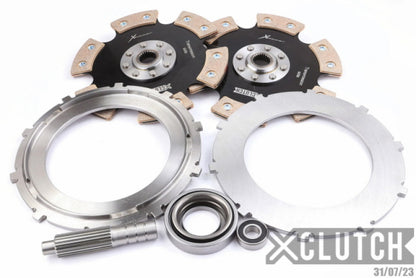 XCLUTCH Porsche 9in Twin Solid Ceramic Multi-Disc Service Pack XMS-230-PR01-2E-XC XMS-230-PR01-2E-XC Photo - Primary