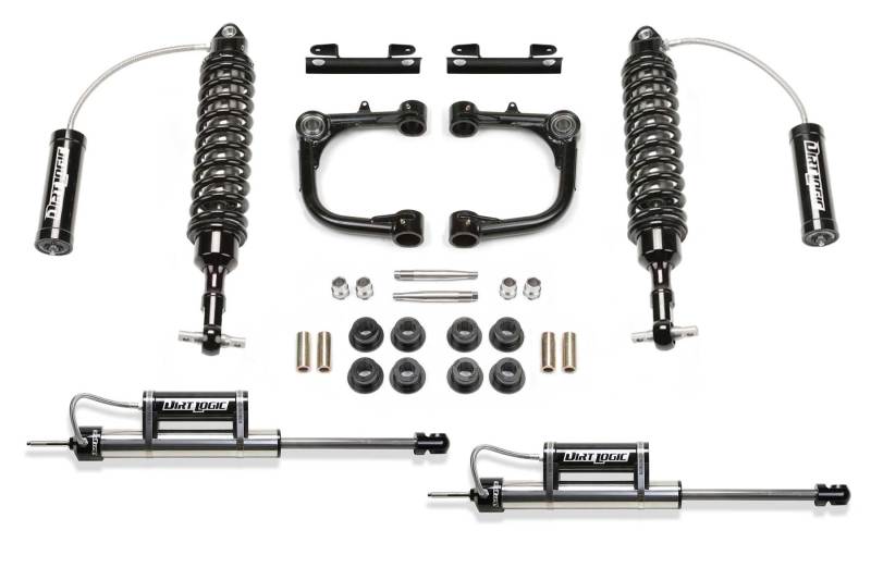 Fabtech 3" Uniball UCA System w/ Front Dirt Logic 2.5 Resi Coilovers K7057DL Photo - Primary