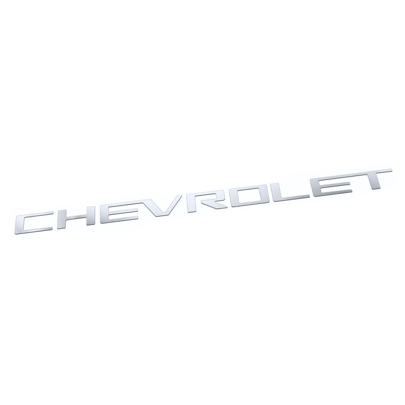 Putco 23-24 Chevrolet Colorado - Grille Letters - Black Platinum Chevrolet Letters 55555BPGM 55555BPGM Photo - Unmounted