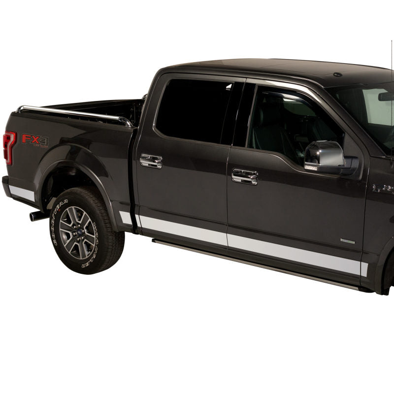 Putco 2021 Ford F-150 Super Crew 6.5ft Short Box Stainless Steel Rocker Panels (4.25in Tall 12pcs) 9751474 9751474 Photo - Primary