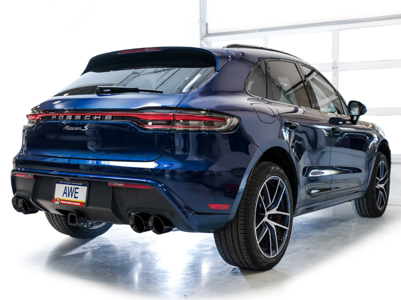 AWE Tuning 2022+ Porsche Macan 2.9TT Touring Edition Catback Exhaust w/ Diamond Black Tips 3015-43952 3015-43952 Photo - Mounted