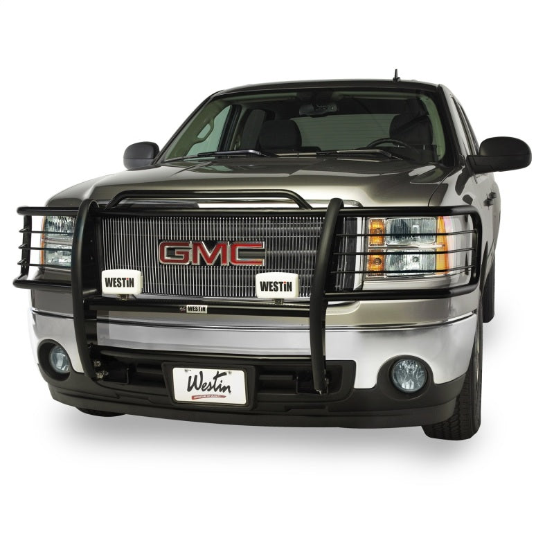 Westin 2003-2007 GMC Sierra Classic 2500HD/3500 Sportsman Grille Guard - Black 40-1265 40-1265 Photo - Mounted