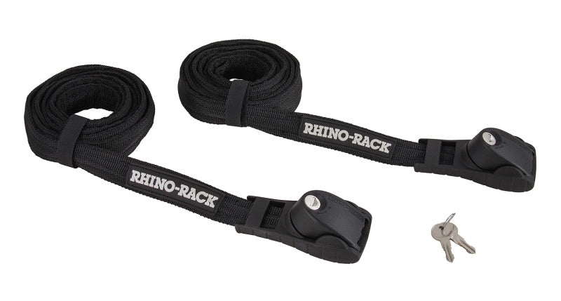 Rhino-Rack Rapid Tie Down Straps - 3.5m/11.5ft - Pair - Black RTD35L RTD35L Photo - Primary