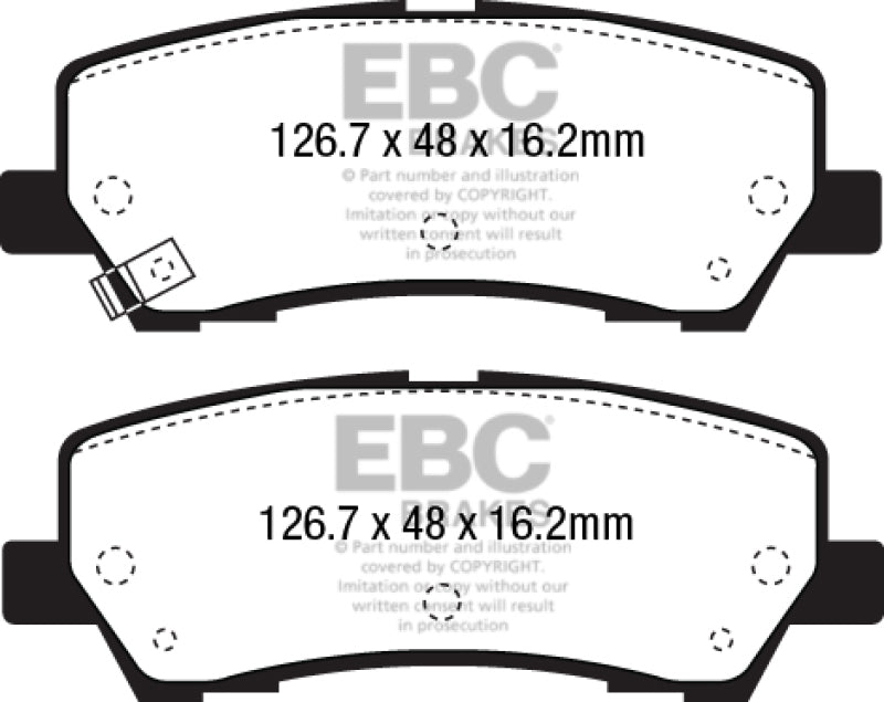 EBC brake Ultimax2 brake Pads UD1810 UD1810 Photo - Primary