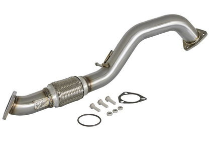 aFe  POWER 48-36605 Twisted Steel 2 ½ in. Rear Down-Pipe/Mid-Pipe 48-36605 Photo - Primary
