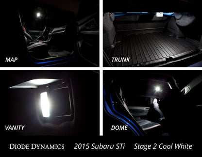 Diode Dynamics 15-19 Subaru WRX Interior Light Kit Stage 2 - Red DD0265 DD0265 User 4