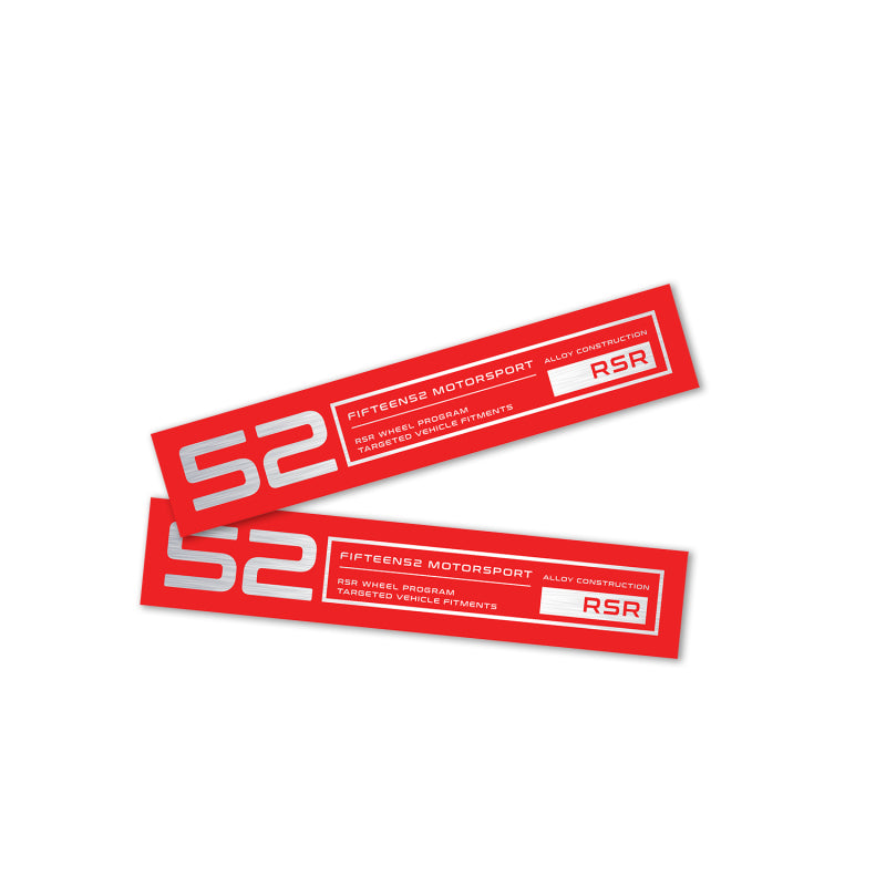 fifteen52 Holeshot RSR Wheel Lip Decal Set of Four - Red 52-RSR-LIPDECAL-RED-SET 52-RSR-LIPDECAL-RED-SET Photo - Primary