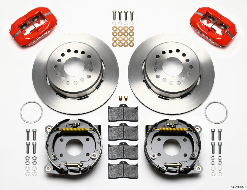 Wilwood Forged Dynalite P/S Park Brake Kit-Red AMC 71-74 2.60in Offset 140-13398-R 140-13398-R Photo - Primary