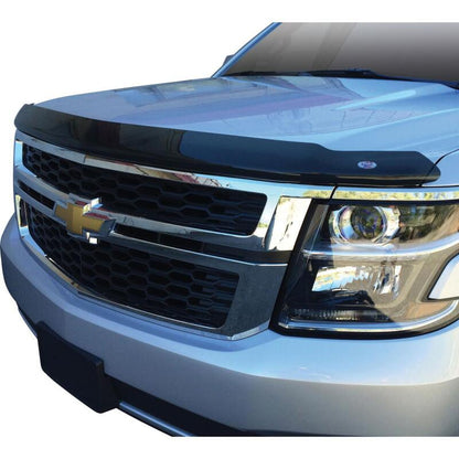 Westin 2015-2018 Chevrolet Suburban/Tahoe Wade Platinum Bug Shield - Smoke 72-91132 72-91132 Photo - Mounted
