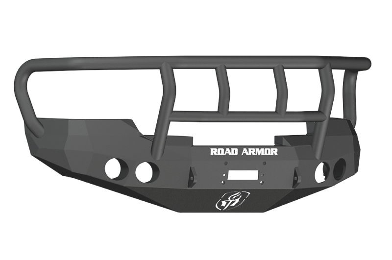 Road Armor 08-13 GMC 1500 Stealth Front Winch Bumper w/Titan II Guard - Tex Blk 37602B 37602B Photo - Primary
