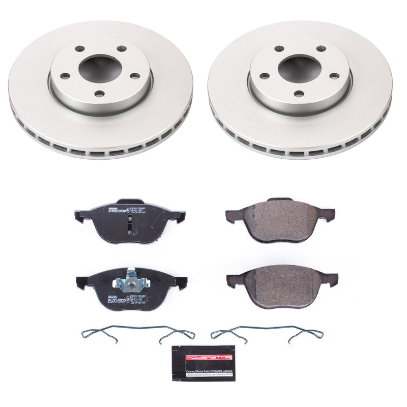 PowerStop Power Stop 13-18 Ford C-Max Front Euro-Stop Brake Kit ESK5976 ESK5976 Photo - Primary