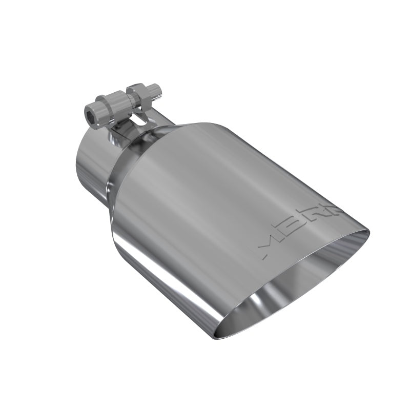 MBRP Universal Tip 4in O.D. Dual Wall Angled 2.5in inlet 8in length T5123 Photo - Primary