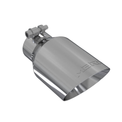 MBRP Universal Tip 4in O.D. Dual Wall Angled 2.5in inlet 8in length T5123 Photo - Primary