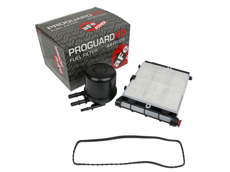 aFe ProGuard D2 Fuel Filter 17-21 Ford Diesel Trucks V8-6.7L (td) - 4 Pack 44-FF025-MB 44-FF025-MB Photo - Unmounted
