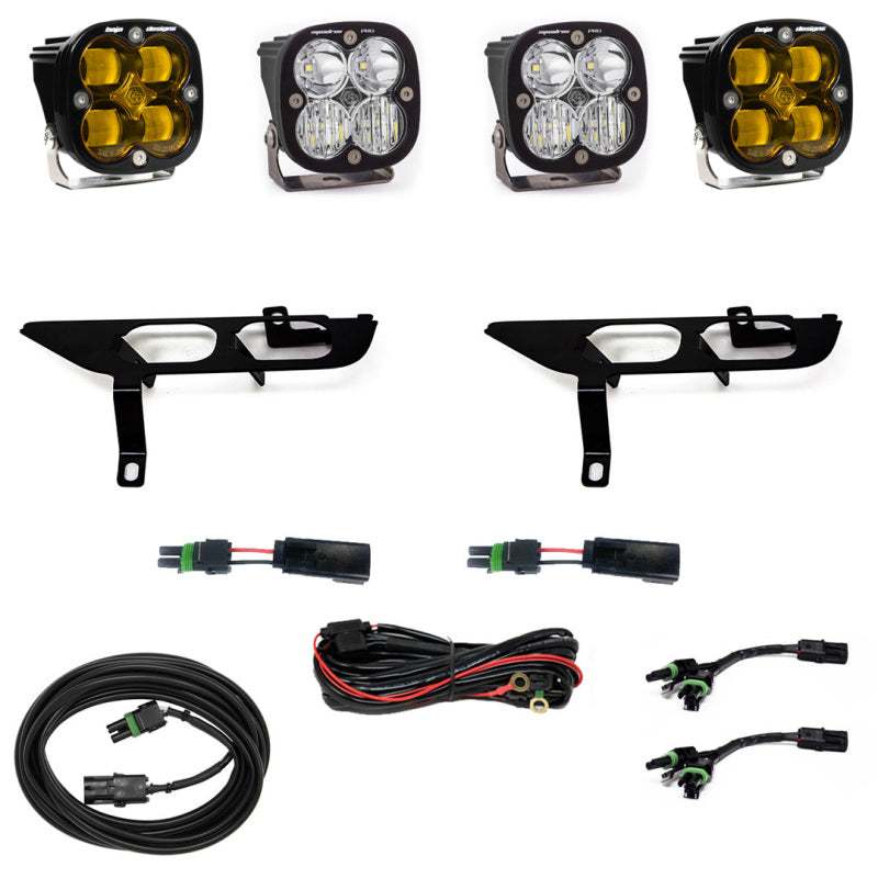 Baja Designs 2021+ Ford F-150 Pro Series Fog Pocket Kit - Amber 447868 447868 User 1
