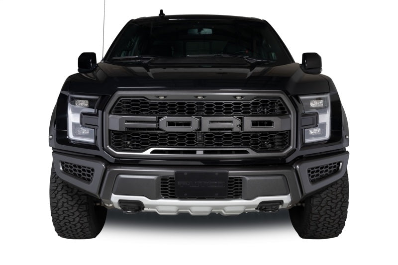 Putco 18-20 Ford F-150 Raptor - Hex Shield - Black Powder Coated Bumper Grille Inserts 83168 83168 Photo - Mounted