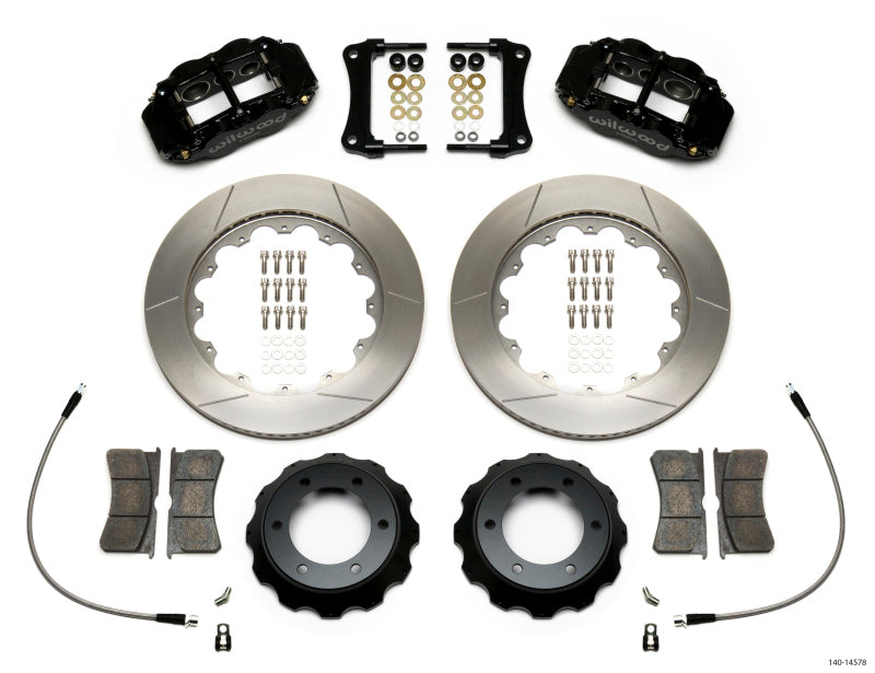 Wilwood Narrow Superlite 6R Front Kit 14in Slotted Rotor w/ Lines 05-15 Toyota Tacoma 140-14578 140-14578 Photo - Primary
