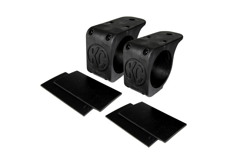 KC HiLiTES Universal Tube Clamp Light Mount Bracket Set / 2.75in. to 3in. Bar (Pair) 73091 73091 Photo - Primary