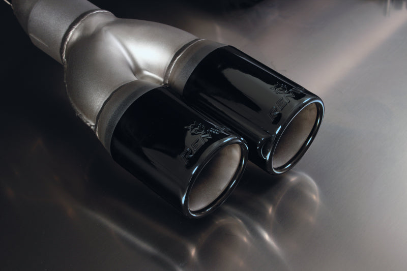 Remus 2012 BMW 3 Series F30/F31 2.0L (N20B20B) 76mm Black Chrome Tail Pipe Set 086012 1604B 086012 1604B Photo - Primary