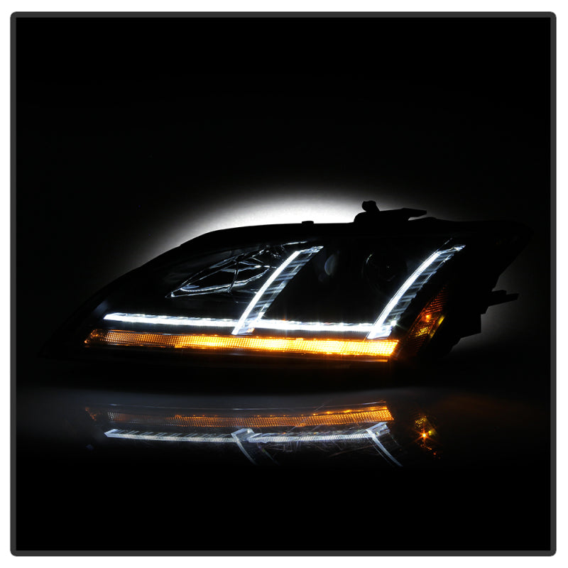 Spyder 08-15 Audi TT (HID Model Only) Projector Headlights - Sequential Signal - Black 5086891 5086891 User 5