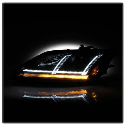 Spyder 08-15 Audi TT (HID Model Only) Projector Headlights - Sequential Signal - Black 5086891 5086891 User 5
