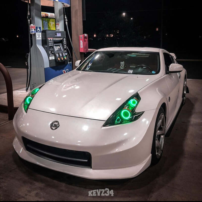 ORACLE Lighting Oracle Nissan 370 Z 09-20 LED Dual Halo Kit - White 2380-001 2380-001 Photo - Mounted