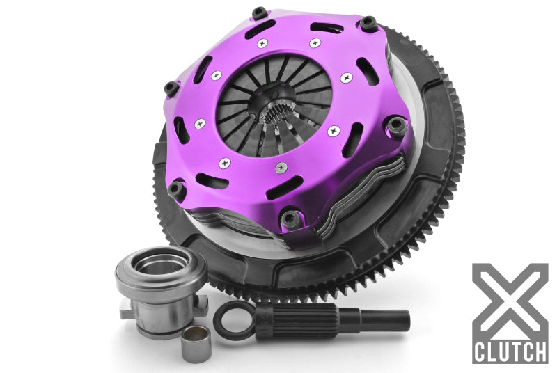 XCLUTCH 91-98 Nissan 180SX S13 2.0L 7.25in Triple Solid Ceramic Clutch Kit XKNI18521-3E XKNI18521-3E Photo - Primary