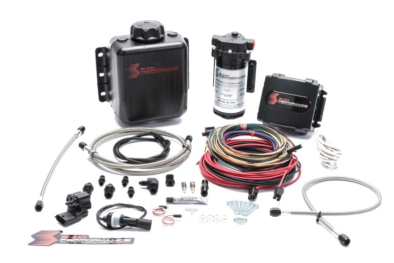 Snow Performance Stg 4 Boost Cooler Platinum Water Injection Kit (w/SS Braid Line and 4AN Fitting) SNO-9000-BRD SNO-9000-BRD Photo - Primary