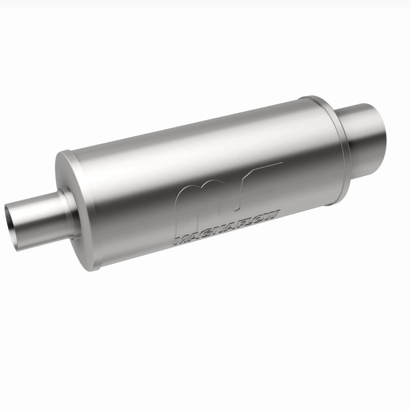 MagnaFlow 6" Round Center/Center Performance Muffler With Tip 14821 360 Degree Image Set