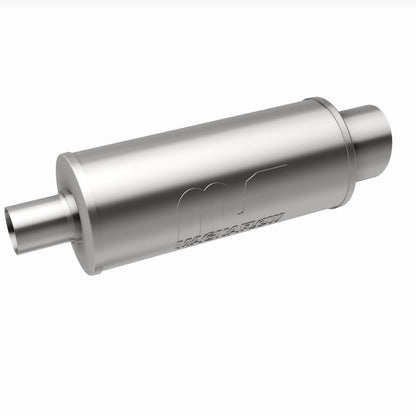 MagnaFlow 6" Round Center/Center Performance Muffler With Tip 14821 360 Degree Image Set