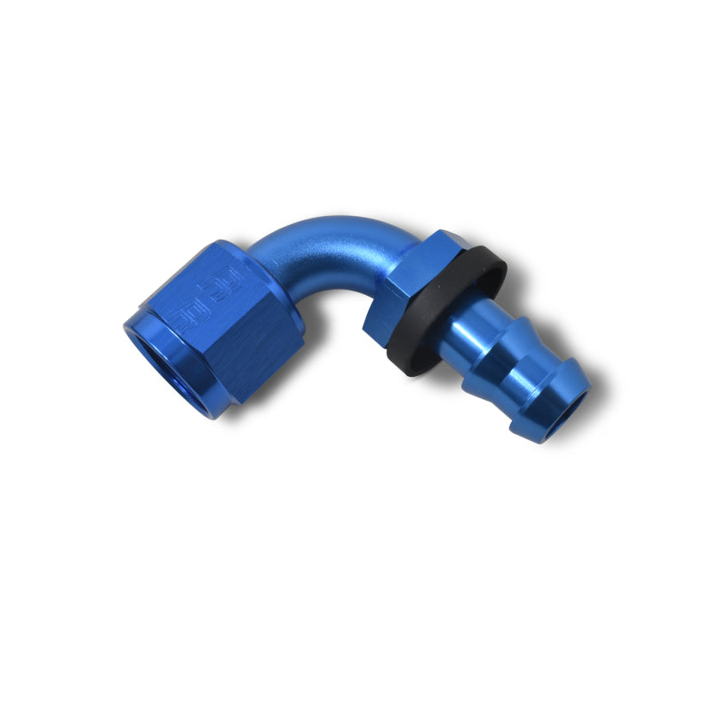 Russell -10 AN 90° Twist-Lok Hose End - Blue 624180 Photo - out of package