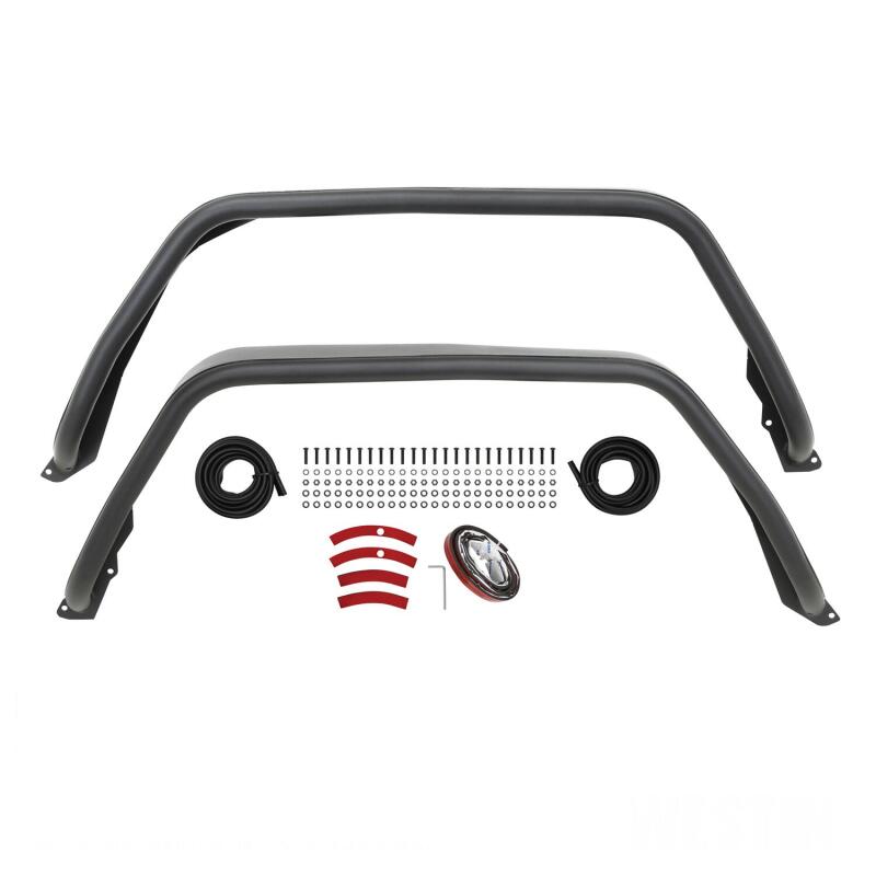 Westin 2020 Jeep Gladiator Tube Fenders - Rear - Textured Black 62-1065 62-1065 Photo - Unmounted