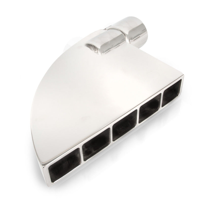 Stainless Works Boxxter Exhaust Tips 2 1/4in ID Inlet 1.5in x 8.5in 90 Degree 801225-WG 801225-WG Photo - Primary