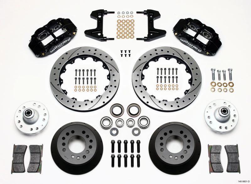 Wilwood FNSL6R Front Hub Kit,12.88",Drilled 74-80 Pinto/Mustang II Disc 140-9801-D Photo - Primary