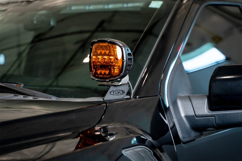 Addictive Desert Designs ADD 15-20 Ford F150 / 15-20 Ford F150 Raptor Ditch Light Brackets AC1101801NA AC1101801NA Photo - Mounted