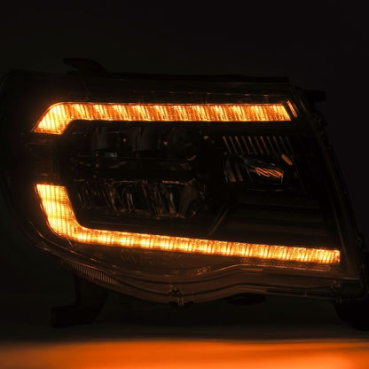 AlphaRex 05-11 Toyota Tacoma LUXX Crystal Headlights Plank Style Alpha Black w/Activation Light/DRL 880733 880733 User 3