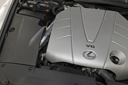 Spectre 06-12 Lexus IS250/IS350 V6-2.5/3.5L F/I Air Intake Kit - Polished w/Red Filter 10190 10190 Photo - Mounted