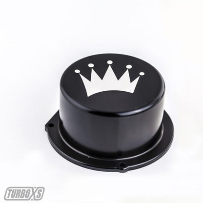 Turbo XS 15-16 Subaru WRX Billet Aluminum Vacuum Pump Cover - Black W15-VPC-BLK Photo - Primary
