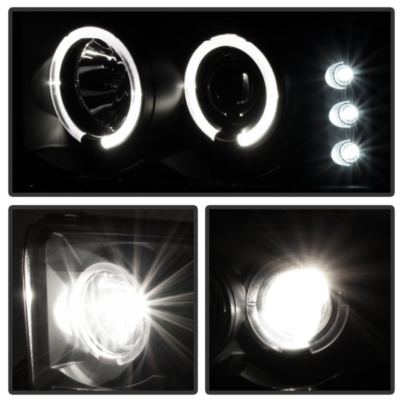 Spyder Ford F250 Super Duty 99-04 Projector Version 2 LED Halo LED Blk Smke PRO-YD-FF25099-1P-G2-BSM 5078452 5078452 User 1