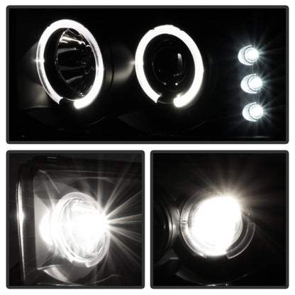 Spyder Ford F250 Super Duty 99-04 Projector Version 2 LED Halo LED Blk Smke PRO-YD-FF25099-1P-G2-BSM 5078452 5078452 User 1