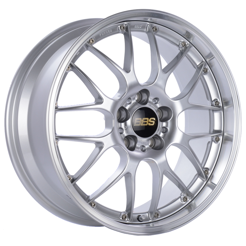 BBS RS-GT 20x8.5 5x114.3 ET43 Diamond Silver Center Diamond Cut Lip Wheel -82mm PFS/Clip Required RS983DSPK RS983DSPK Photo - Primary