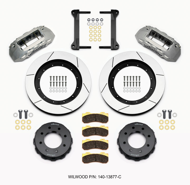 Wilwood TX6R Front Kit 16.00in Clear Ano 1999-2010 GM H2 Truck/SUV 2500 140-13877-C 140-13877-C Photo - Primary